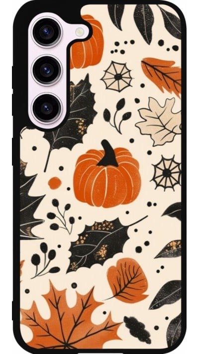 Coque Samsung Galaxy S23 - Silicone rigide noir Autumn 2024 nature