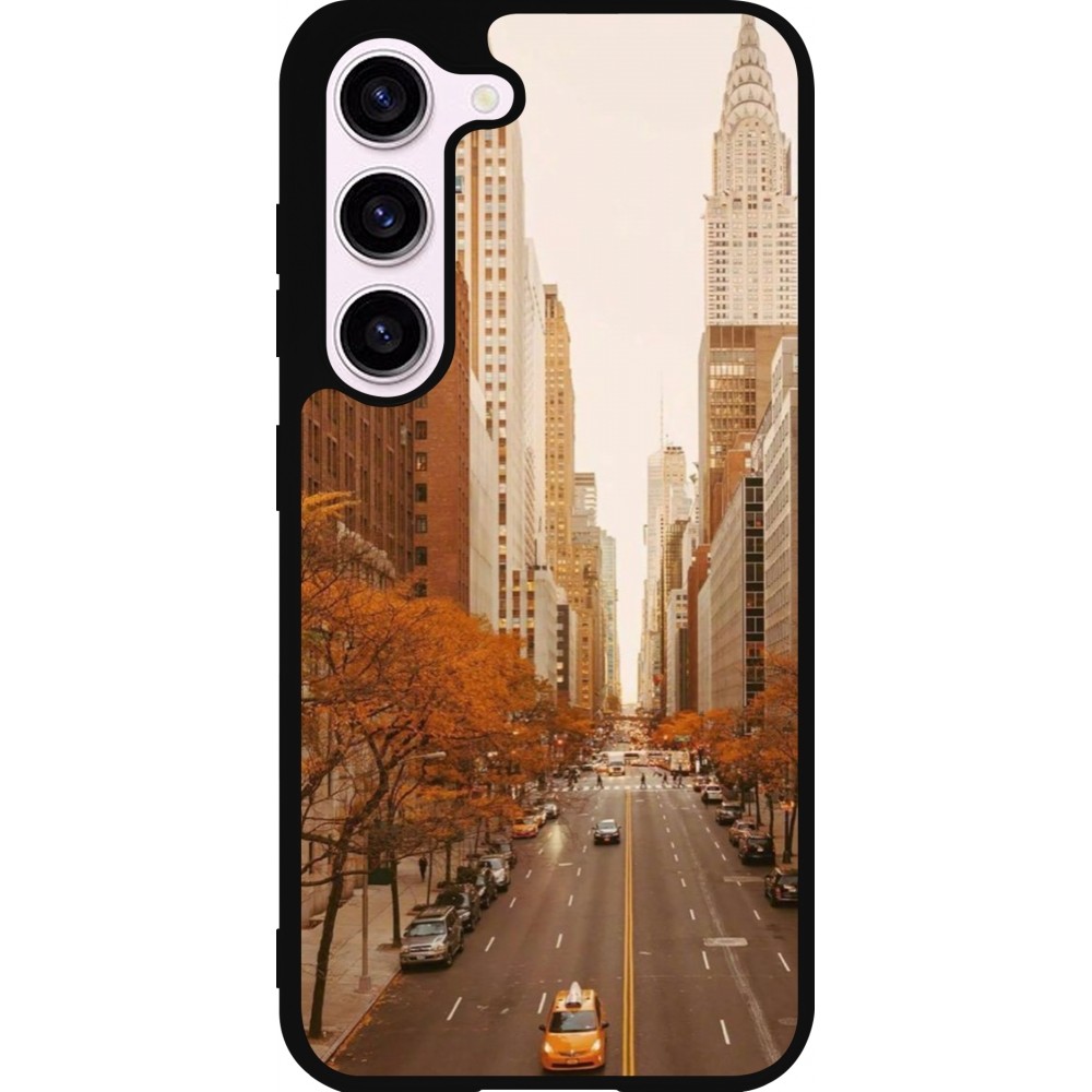 Coque Samsung Galaxy S23 - Silicone rigide noir Autumn 2024 New York city