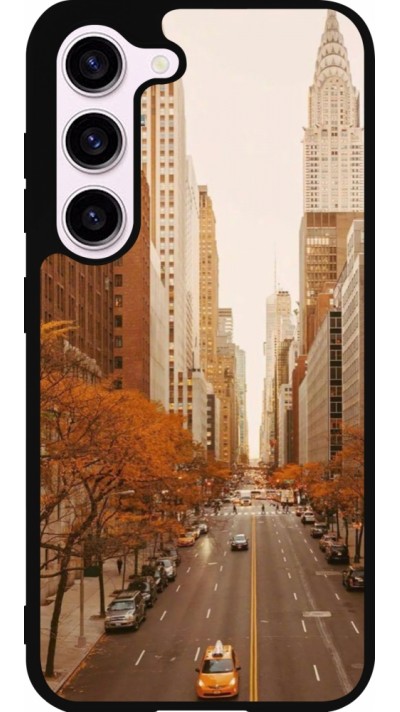 Coque Samsung Galaxy S23 - Silicone rigide noir Autumn 2024 New York city