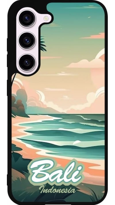 Coque Samsung Galaxy S23 - Silicone rigide noir Bali Landscape