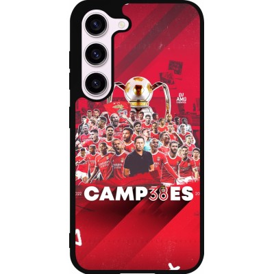 Coque Samsung Galaxy S23 - Silicone rigide noir Benfica Campeoes 2023