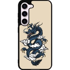 Samsung Galaxy S23 Case Hülle - Silikon schwarz Blue Dragon Tattoo