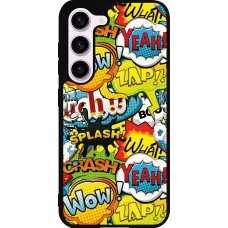 Coque Samsung Galaxy S23 - Silicone rigide noir Cartoons slogans