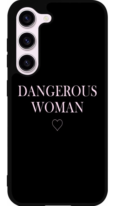 Coque Samsung Galaxy S23 - Silicone rigide noir Dangerous woman