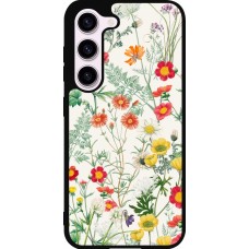 Coque Samsung Galaxy S23 - Silicone rigide noir Flora Botanical Wildlife