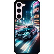 Coque Samsung Galaxy S23 - Silicone rigide noir BMW M4 Tokyo Night