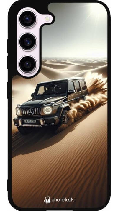 Coque Samsung Galaxy S23 - Silicone rigide noir Mercedes G Drift Desert