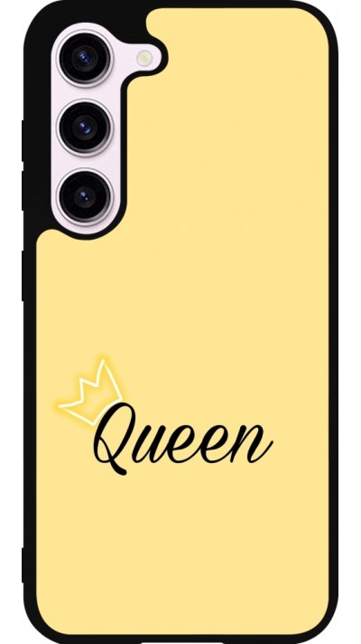 Coque Samsung Galaxy S23 - Silicone rigide noir Mom 2024 Queen