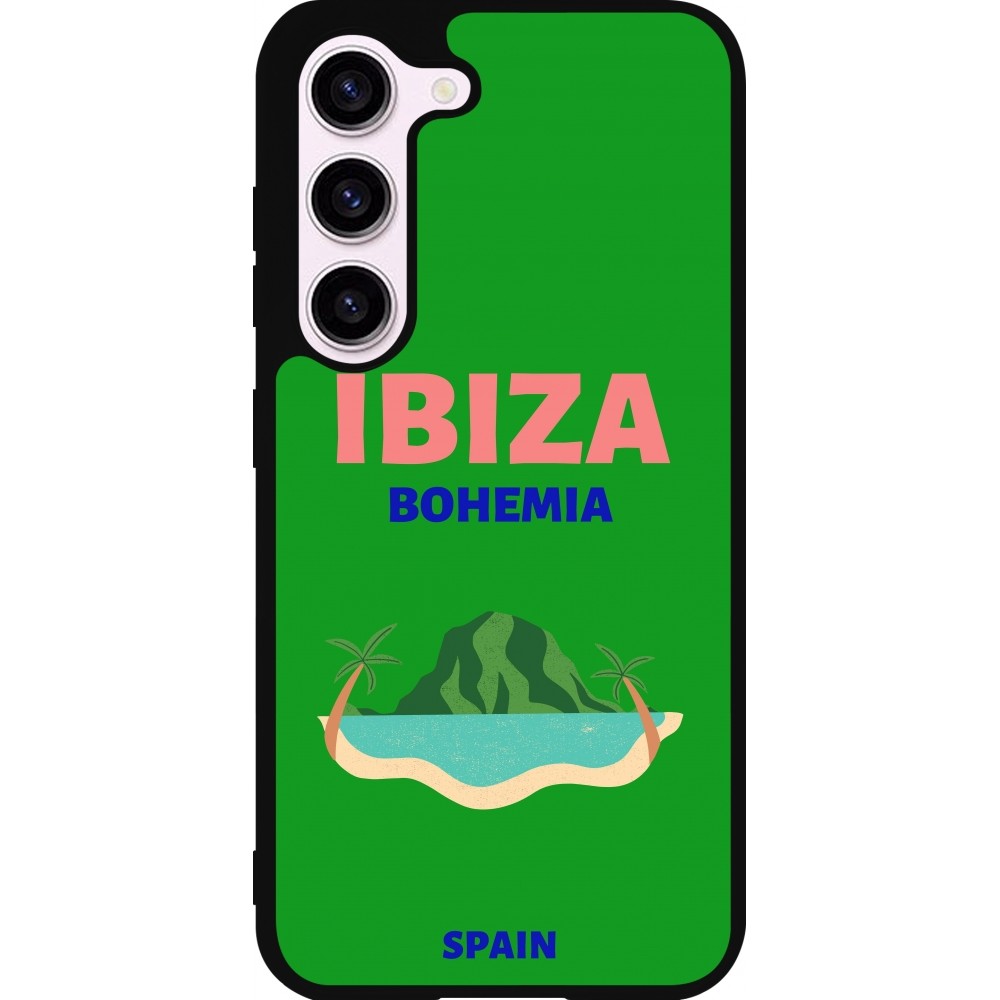 Coque Samsung Galaxy S23 - Silicone rigide noir Pop Summer Destination Ibiza