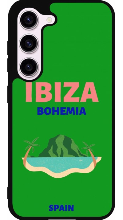 Coque Samsung Galaxy S23 - Silicone rigide noir Pop Summer Destination Ibiza