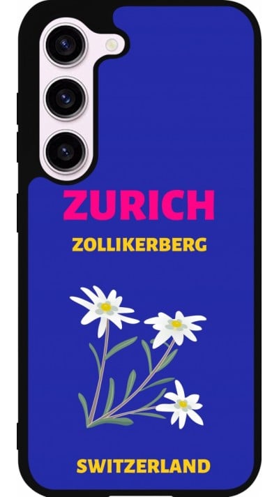 Coque Samsung Galaxy S23 - Silicone rigide noir Pop Summer Destination Zurich