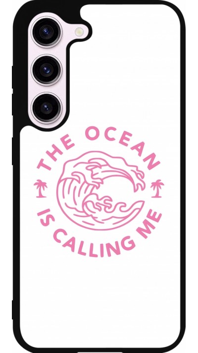 Coque Samsung Galaxy S23 - Silicone rigide noir The Ocean is calling me