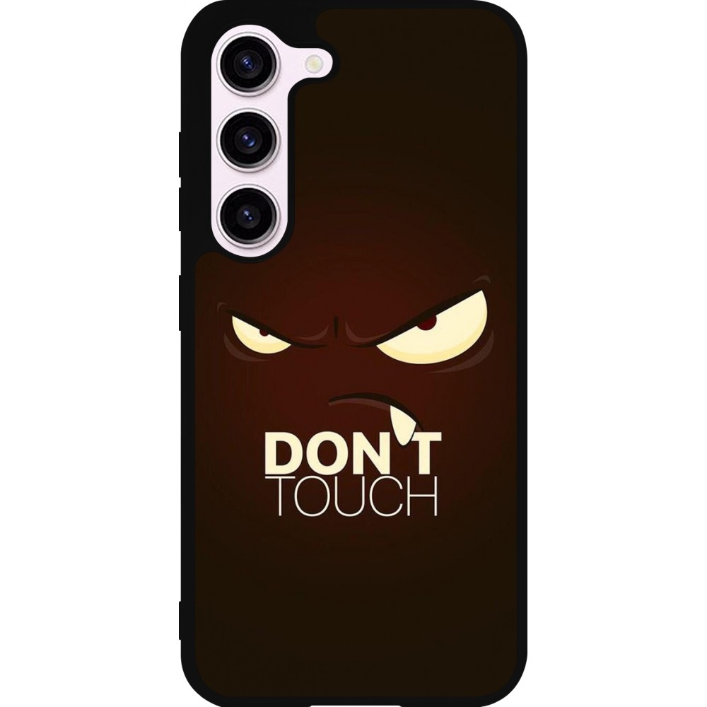 Coque Samsung Galaxy S23 FE - Silicone rigide noir Angry Dont Touch