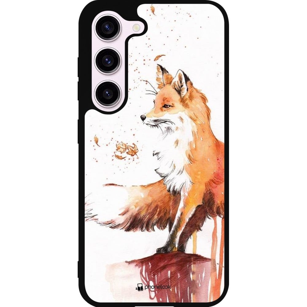 Coque Samsung Galaxy S23 FE - Silicone rigide noir Autumn 21 Fox