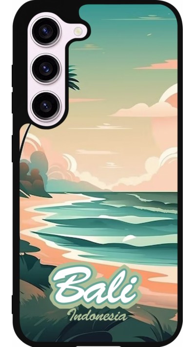 Samsung Galaxy S23 FE Case Hülle - Silikon schwarz Bali Landscape