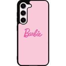 Coque Samsung Galaxy S23 FE - Silicone rigide noir Barbie Text