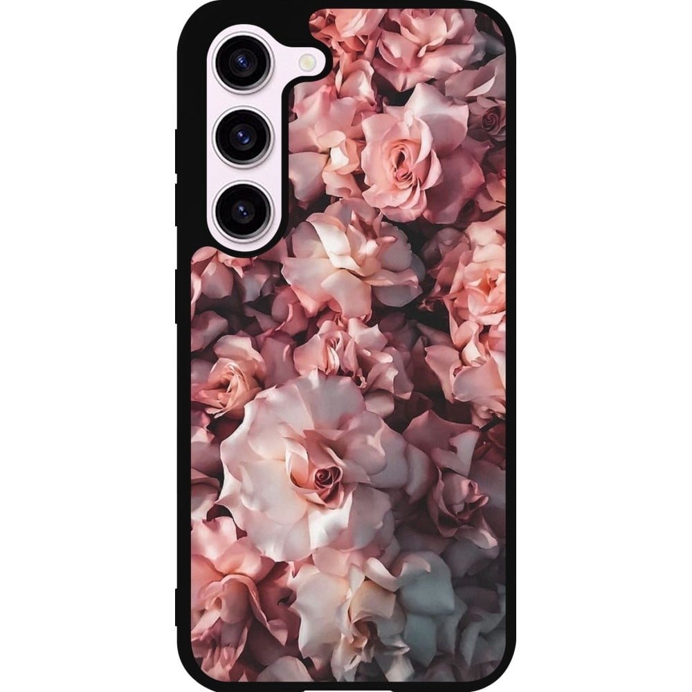 Coque Samsung Galaxy S23 FE - Silicone rigide noir Beautiful Roses