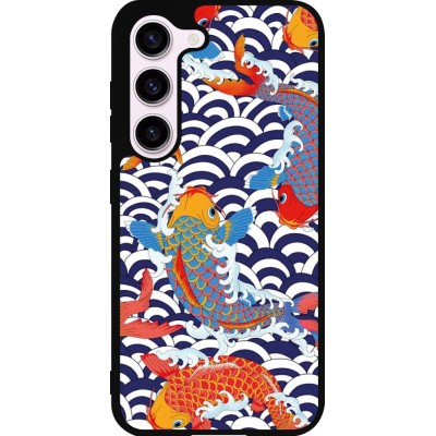 Coque Samsung Galaxy S23 FE - Silicone rigide noir Easter 2023 japanese fish