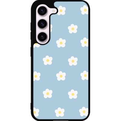 Coque Samsung Galaxy S23 FE - Silicone rigide noir Easter 2024 daisy flower