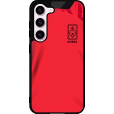 Samsung Galaxy S23 FE Case Hülle - Silikon schwarz Südkorea 2022 personalisierbares Fussballtrikot