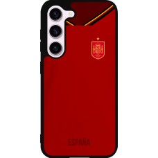 Samsung Galaxy S23 FE Case Hülle - Silikon schwarz Spanien 2022 personalisierbares Fußballtrikot