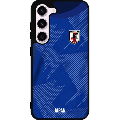 Coque Samsung Galaxy S23 FE - Silicone rigide noir Maillot de football Japon 2022 personnalisable