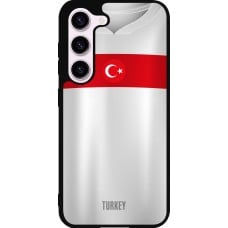 Coque Samsung Galaxy S23 FE - Silicone rigide noir Maillot de football Turquie personnalisable