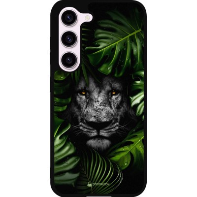 Coque Samsung Galaxy S23 FE - Silicone rigide noir Forest Lion