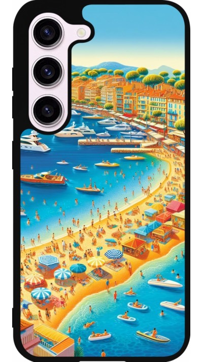 Coque Samsung Galaxy S23 FE - Silicone rigide noir French Riviera People