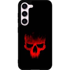 Samsung Galaxy S23 FE Case Hülle - Silikon schwarz Halloween 2023 scary skull