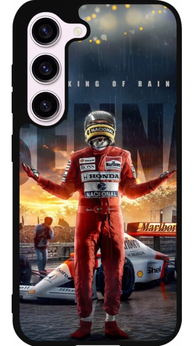 Coque Samsung Galaxy S23 FE - Silicone rigide noir Senna The King of Rain