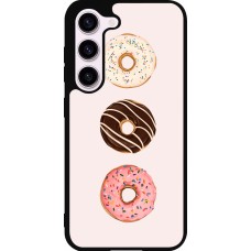 Coque Samsung Galaxy S23 FE - Silicone rigide noir Spring 23 donuts