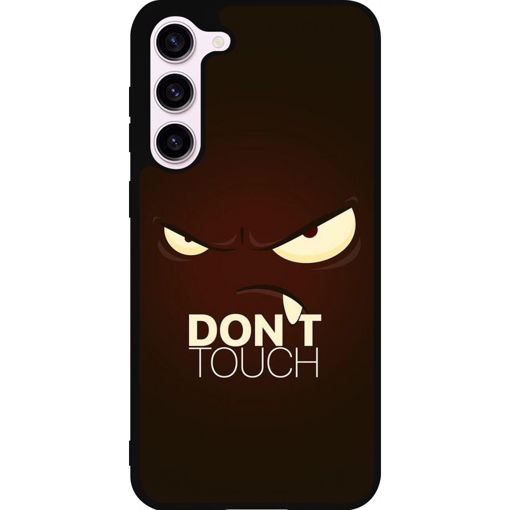 Coque Samsung Galaxy S23+ - Silicone rigide noir Angry Dont Touch