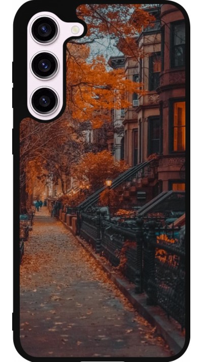 Coque Samsung Galaxy S23+ - Silicone rigide noir Autumn 2024 city