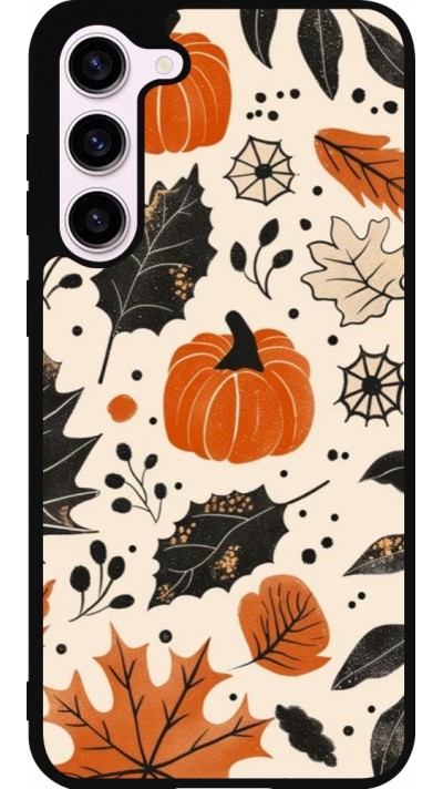 Coque Samsung Galaxy S23+ - Silicone rigide noir Autumn 2024 nature