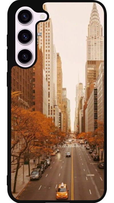 Coque Samsung Galaxy S23+ - Silicone rigide noir Autumn 2024 New York city