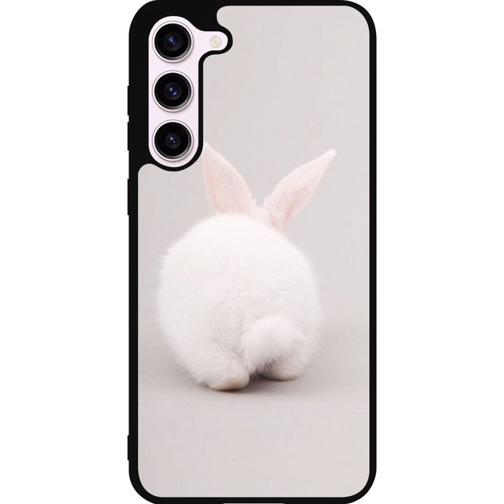 Coque Samsung Galaxy S23+ - Silicone rigide noir Easter 2024 bunny butt