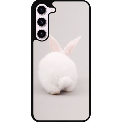 Coque Samsung Galaxy S23+ - Silicone rigide noir Easter 2024 bunny butt