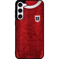 Coque Samsung Galaxy S23+ - Silicone rigide noir Maillot de football Autriche personnalisable