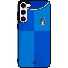 Samsung Galaxy S23+ Case Hülle - Silikon schwarz Italien 2022 personalisierbares Fußballtrikot