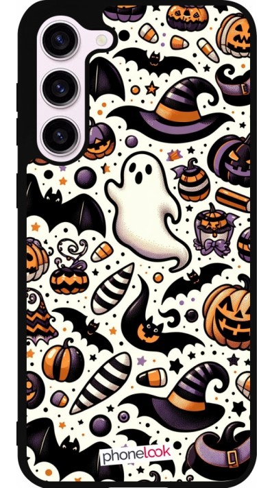 Coque Samsung Galaxy S23+ - Silicone rigide noir Halloween 2024 Cute Pattern