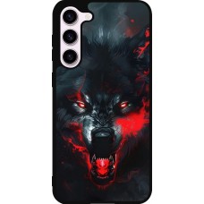 Coque Samsung Galaxy S23+ - Silicone rigide noir Halloween 2024 mad werewolf