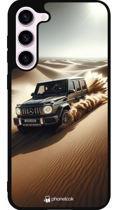 Coque Samsung Galaxy S23+ - Silicone rigide noir Mercedes G Drift Desert