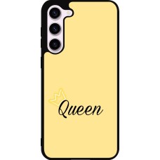 Coque Samsung Galaxy S23+ - Silicone rigide noir Mom 2024 Queen