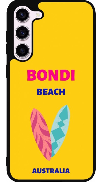 Coque Samsung Galaxy S23+ - Silicone rigide noir Pop Summer Destination Bondi