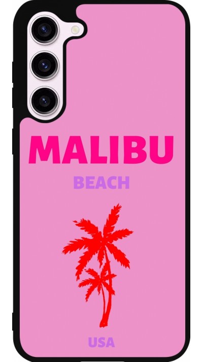 Coque Samsung Galaxy S23+ - Silicone rigide noir Pop Summer Destination Malibu