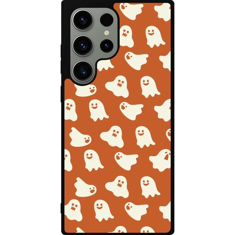 Samsung Galaxy S23 Ultra Case Hülle - Silikon schwarz Autumn 2024 mini ghosts