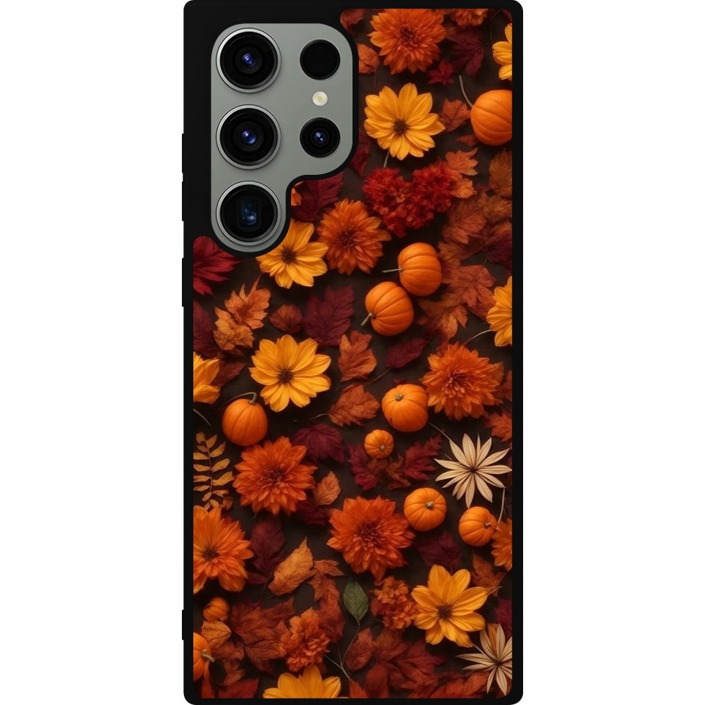 Samsung Galaxy S23 Ultra Case Hülle - Silikon schwarz Autumn 2024 potpourri