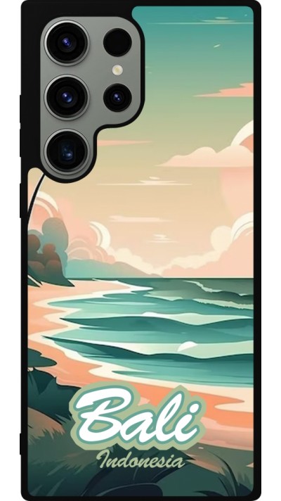 Coque Samsung Galaxy S23 Ultra - Silicone rigide noir Bali Landscape