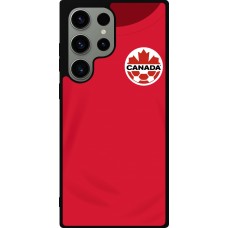 Samsung Galaxy S23 Ultra Case Hülle - Silikon schwarz Kanada 2022 personalisierbares Fussballtrikot